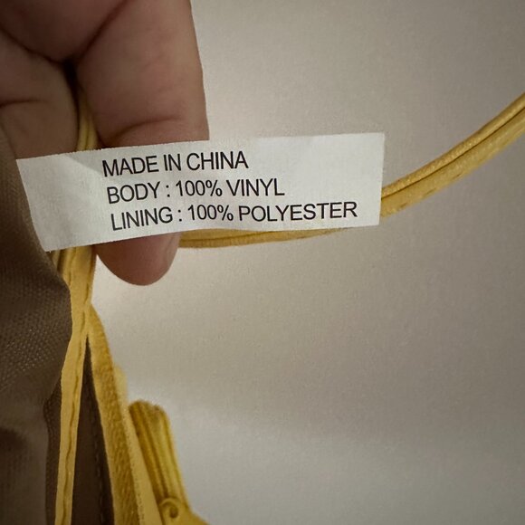 YELLOW CROSSBODY BAG, ,ULTIPLE POCKETS WITH ZIPPERS AND BUCKLE DETAILS - Picture 14 of 14